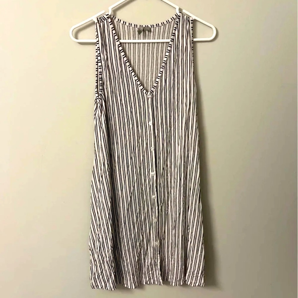 Striped ASOS Button Dress